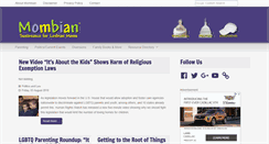 Desktop Screenshot of mombian.com